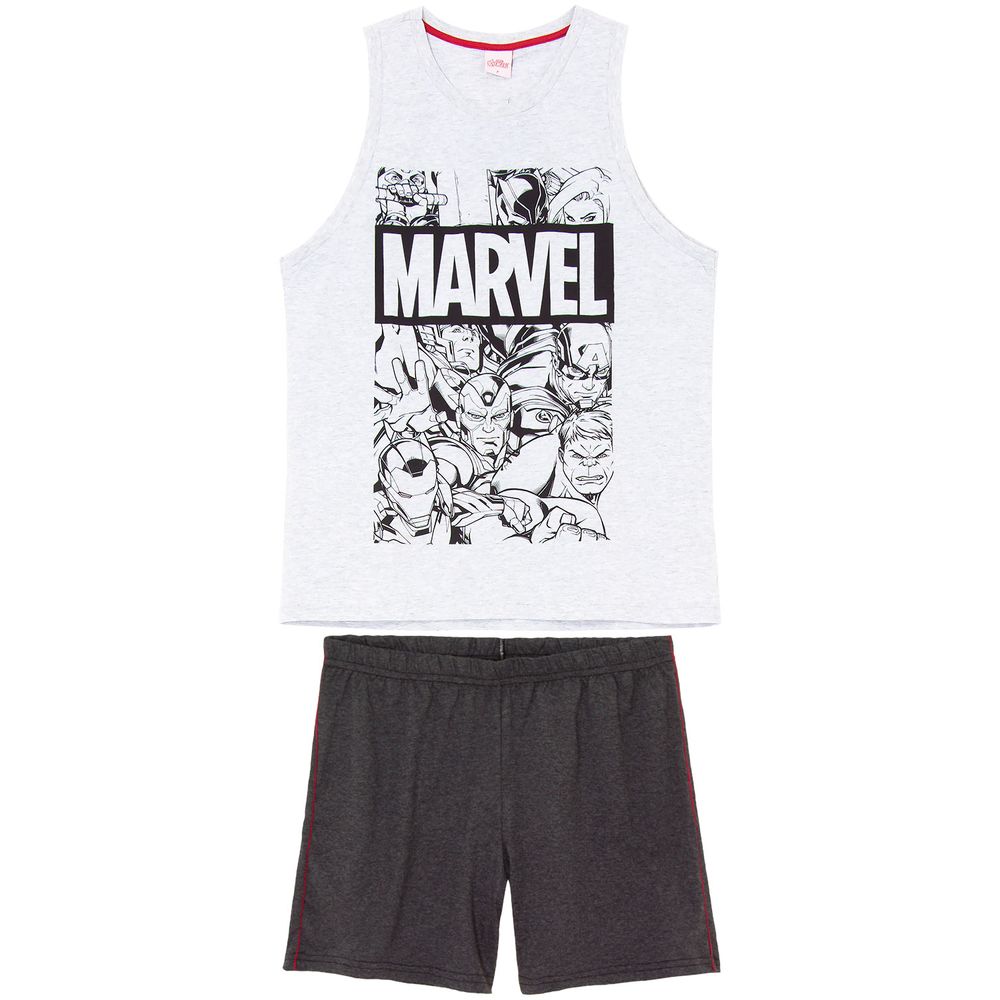 Pijama-Masculino-Marvel-Regata-100--Algodao-Herois