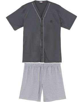 Pijama-Masculino-Curto-Aberto-Lua-Encantada-Algodao