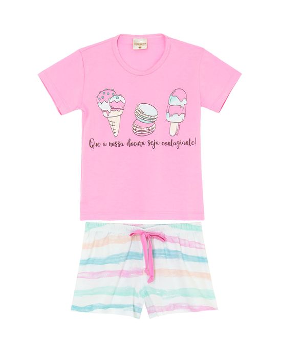 Pijama-Infantil-Feminino-Lua-Encantada-Algodao-Sorvetes
