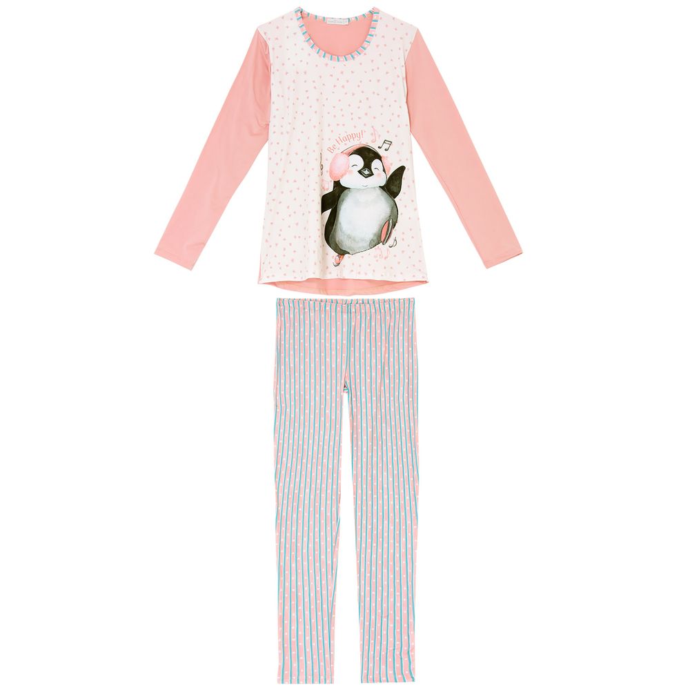 Pijama-Legging-Daniela-Tombini-Peach-Skin-Pinguim