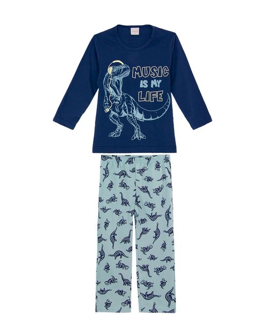 Pijama-Infantil-Masculino-Lua-Encantada-Dinossauros