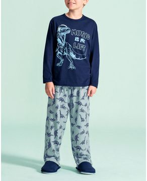 Pijama-Infantil-Masculino-Lua-Encantada-Dinossauros