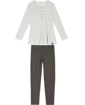Pijama-Maternidade-Legging-Recco-Viscolight-Botoes