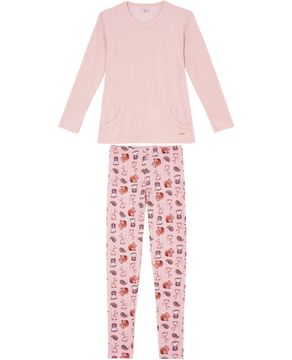 Pijama-Legging-Lua-Encantada-Buckle-e-Belle-Floresta