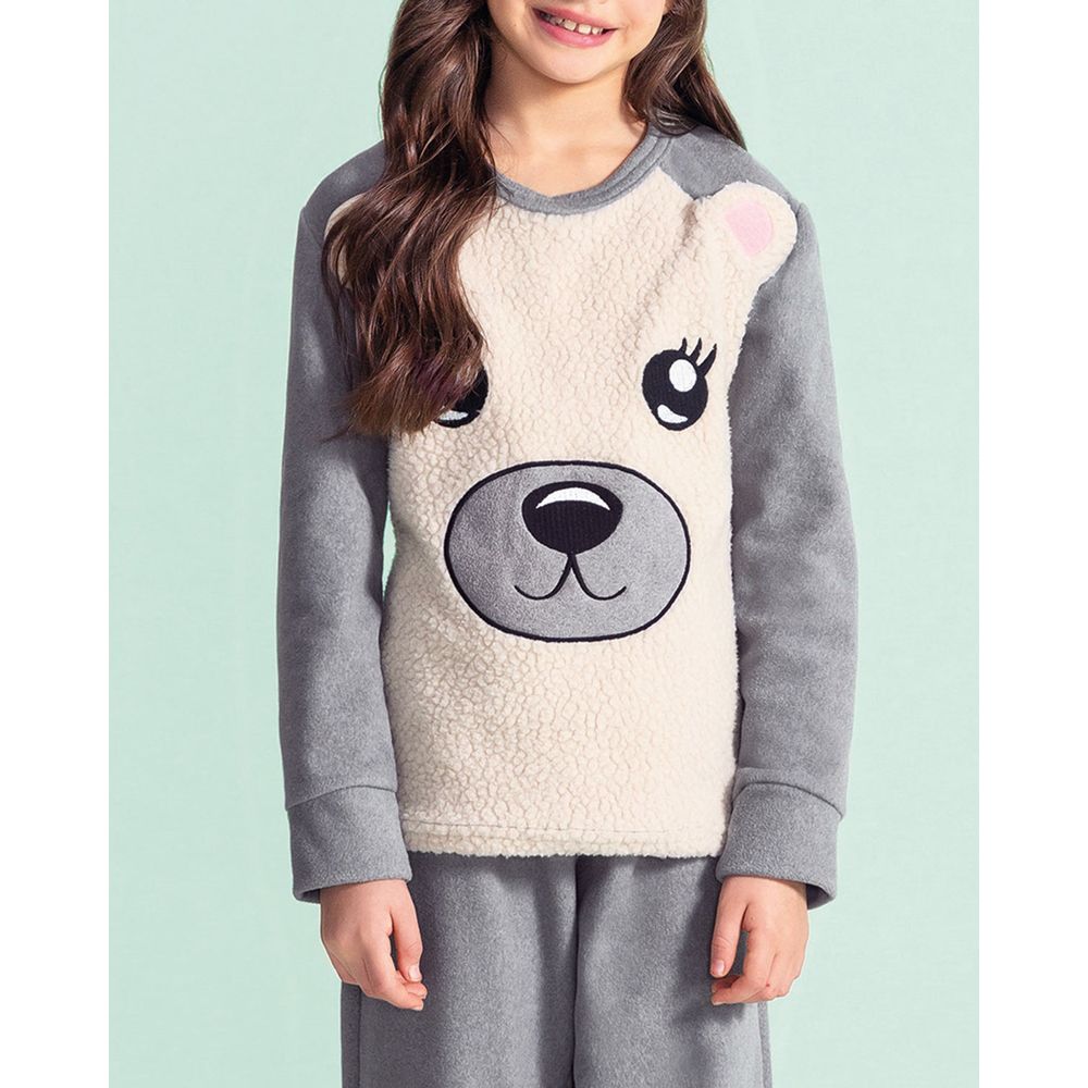Pijama-Infantil-Feminino-Lua-Encantada-Soft-Urso
