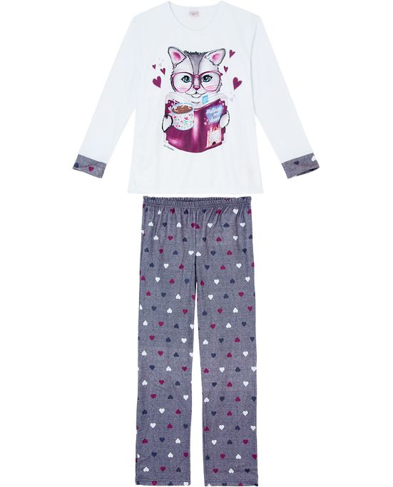 Pijama-Feminino-Soft-Lua-Encantada-Gato