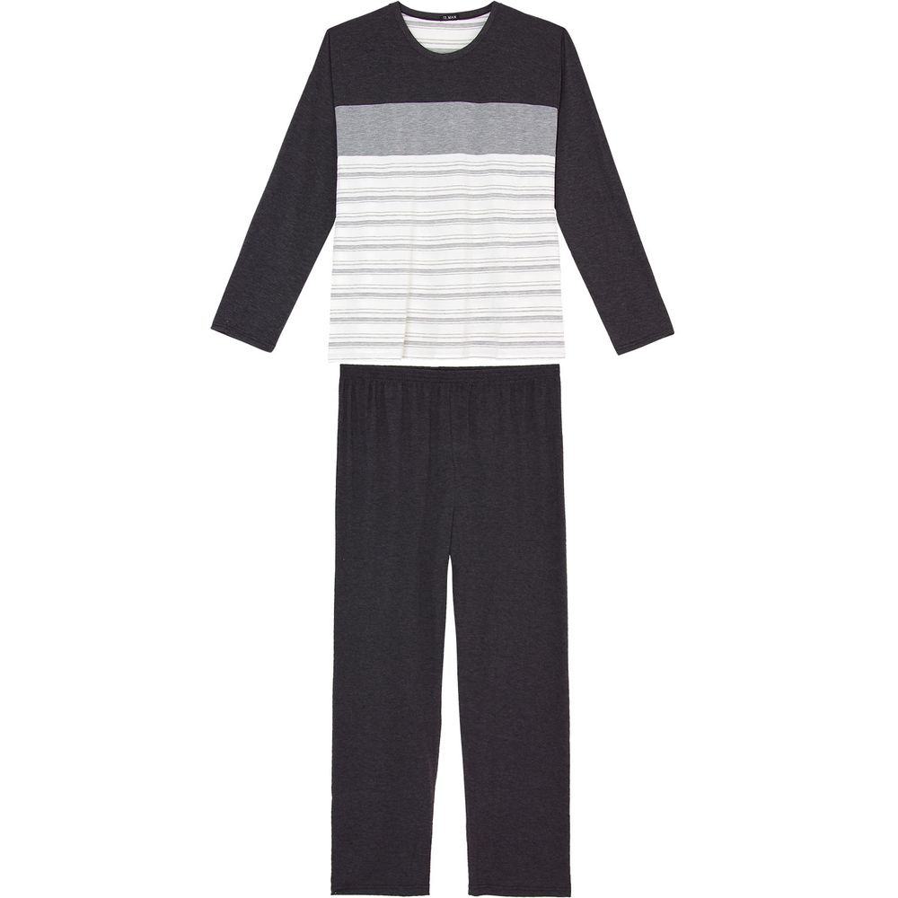 Pijama-Plus-Size-Masculino-Longo-Toque-Recorte-Listras