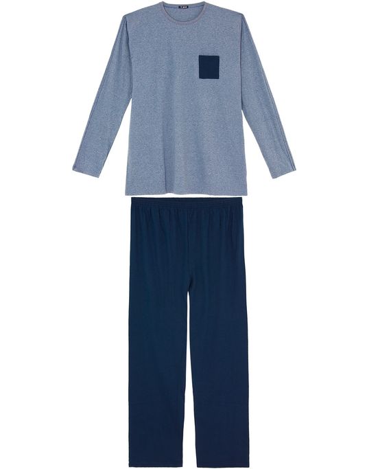 Pijama-Plus-Size-Masculino-Longo-Toque-Algodao-Bolso