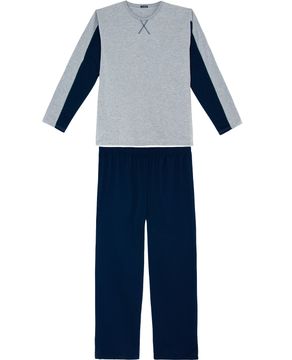 Pijama-Plus-Size-Masculino-Toque-Flanelado-Recorte