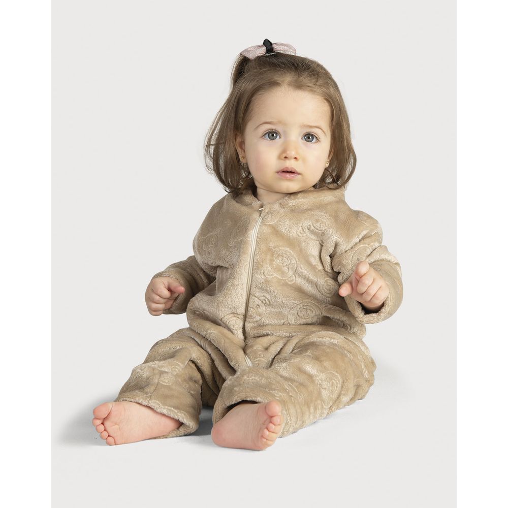 Macacão de Fleece Infantil - Tio Dey Baby - Roupas para Bebes