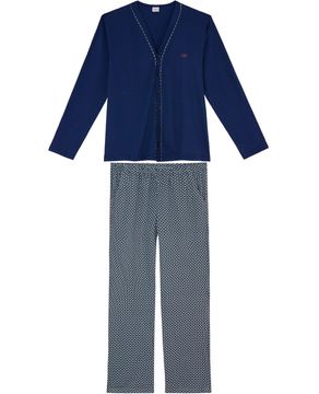 Pijama-Masculino-Aberto-Lua-Encantada-Calca-Algodao