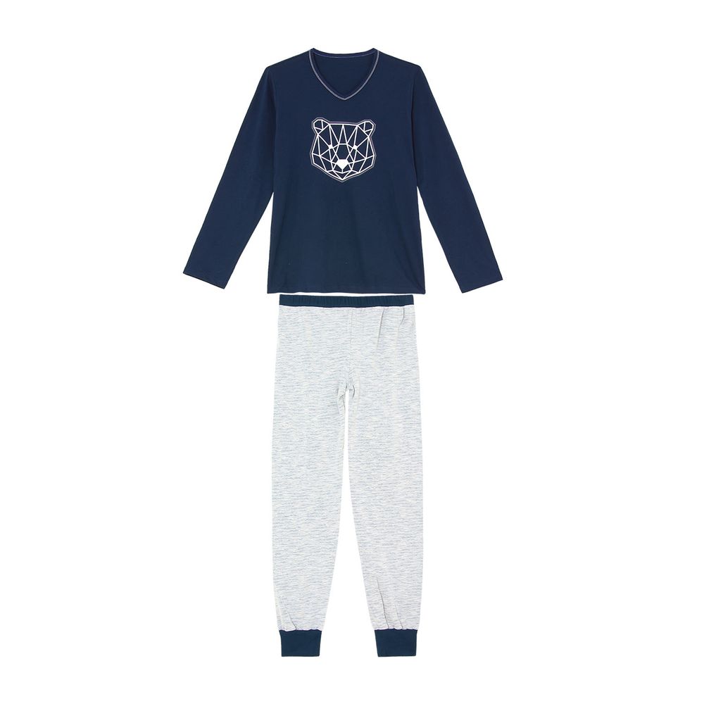 Pijama-Infantil-Masculino-Recco-100--Algodao-Urso