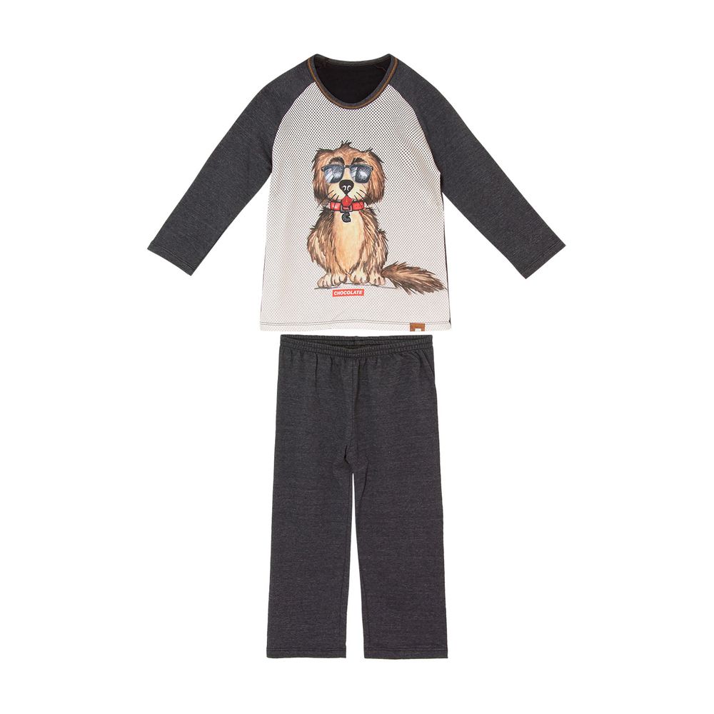 Pijama-Infantil-Masculino-Recco-Moletinho-Cachorro