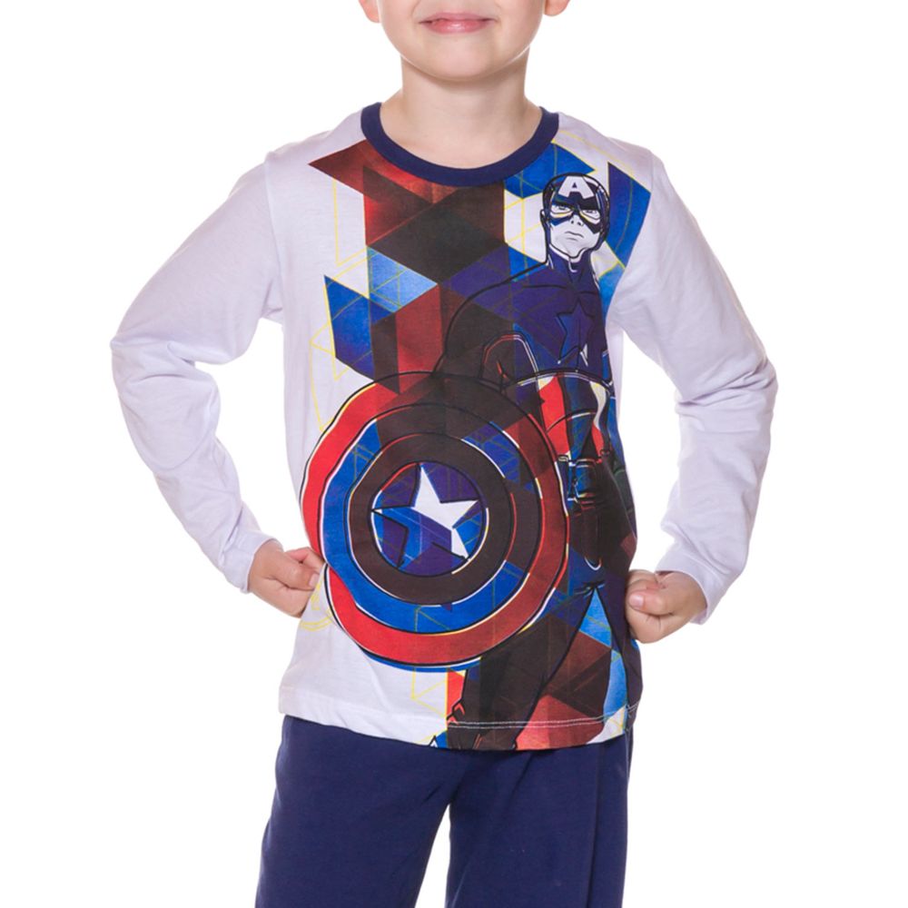 Pijama-Infantil-Masculino-Algodao-Marvel-Capitao-America
