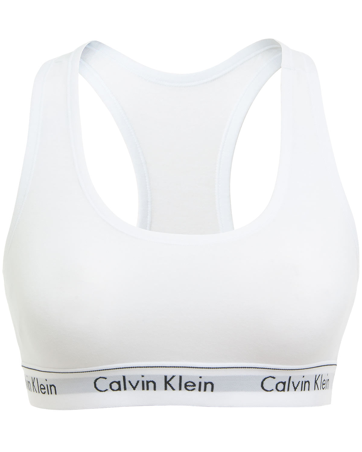 Bralette Mujer Calvin Klein Logo Modern Cotton Grey