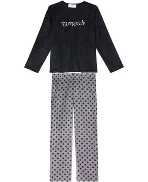 Pijama-Feminino-Any-Any-Soft-Amour-Calca-Poa