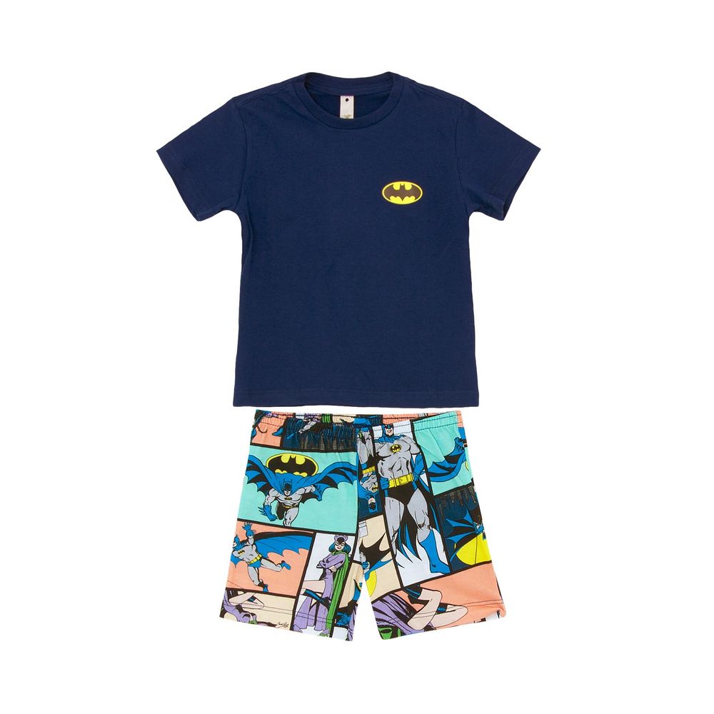 Pijama-Infantil-Masculino-Acuo-Algodao-Batman-Capa