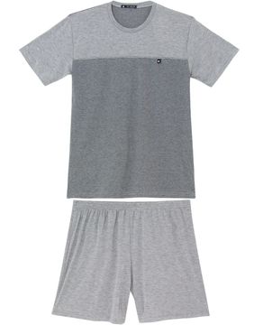 Pijama-Masculino-Toque-Recortes-Mescla-Fio-Tinto