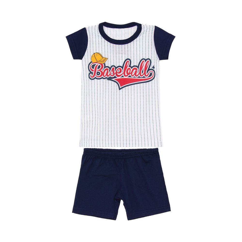 Pijama-Infantil-Masculino-Toque-Poliplex-Baseball