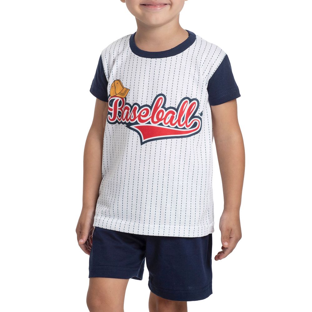 Pijama-Infantil-Masculino-Toque-Poliplex-Baseball