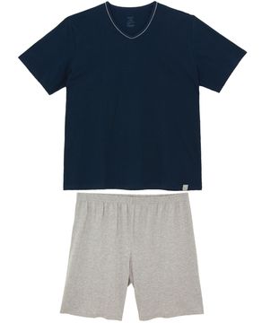 Pijama-Plus-Size-Masculino-Recco-Algodao-Vies-Gola