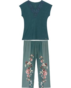 Pijama-Capri-Recco-Renda-Microfibra-Amni-Floral