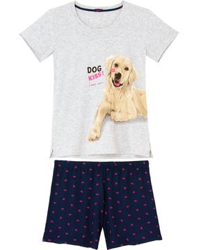 Pijama-Curto-Feminino-Any-Any-Viscolycra-Cachorro