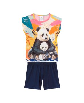 Pijama-Infantil-Feminino-Toque-Viscolycra-Pandas