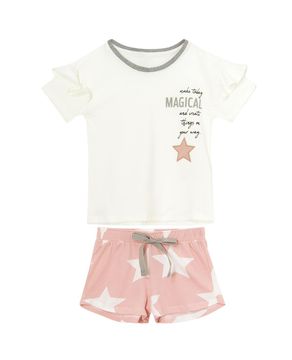 Pijama-Infantil-Feminino-Lua-Lua-Cotton-Manga-Babado
