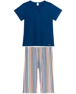 Pijama-Plus-Size-Capri-Toque-Viscolycra-Listras