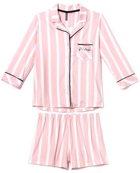 Pijama-Americano-Lua-Lua-Mercerizada-Shorts-Listras