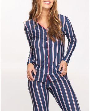 Pijama-Feminino-Recco-Aberto-Supermicro-Listras