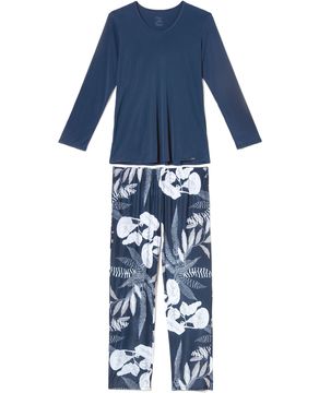 Pijama-Plus-Size-Feminino-Recco-Supermicro-Folhas
