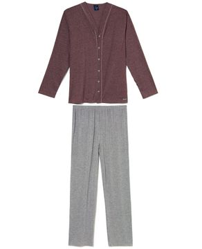 Pijama-Masculino-Toque-Aberto-Malha-Moline-Mescla