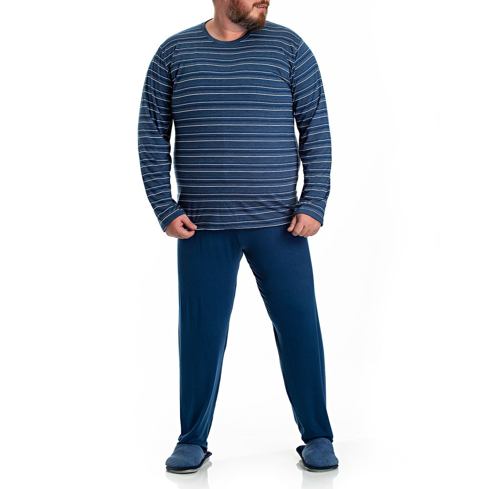 Pijama-Masculino-Plus-Size-Toque-Viscolycra-Listras