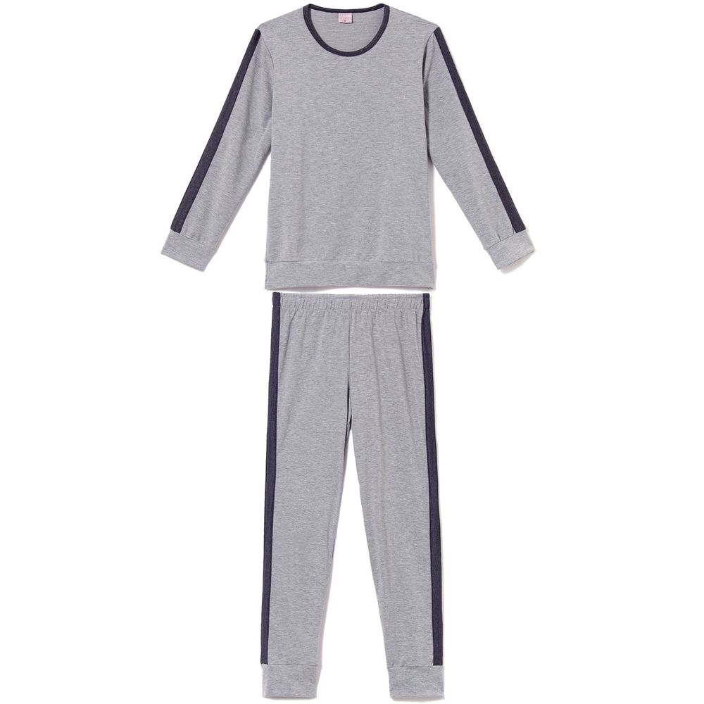 Pijama-Masculino-Lua-Encantada-Moletinho-Faixas