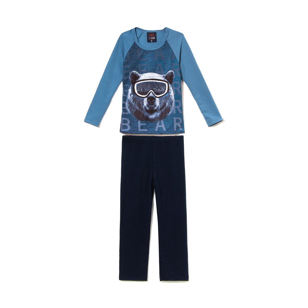 Pijama-Infantil-Masculino-Toque-Molecotton-Urso