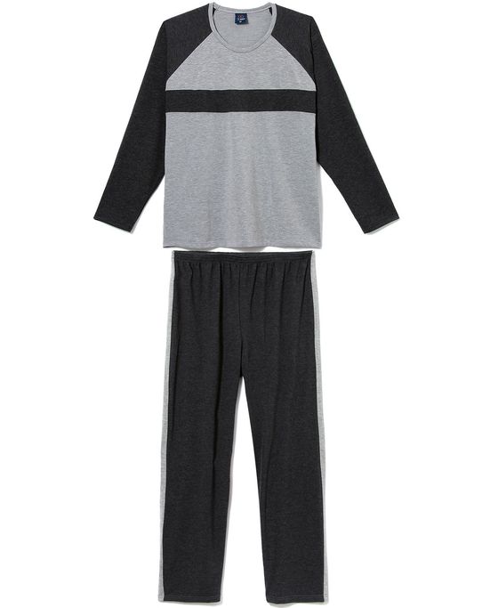 Pijama-Plus-Size-Masculino-Toque-Molecotton-Faixa