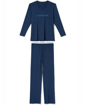 Pijama-Longo-Plus-Size-Feminino-Calvin-Klein-Viscolycra