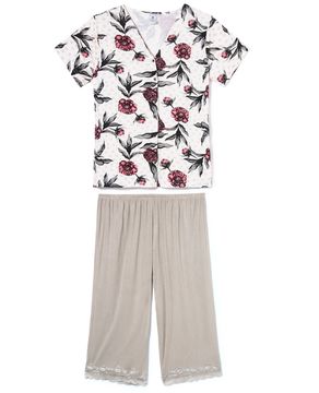 Pijama-Plus-Size-Aberto-Capri-Toque-Viscolycra-Floral