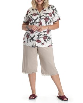 Pijama-Plus-Size-Aberto-Capri-Toque-Viscolycra-Floral