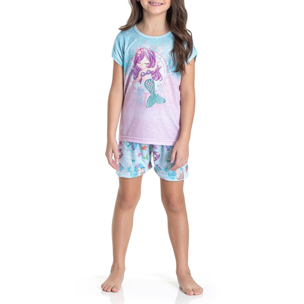 Pijama-Infantil-Feminino-Toque-Viscolycra-Sereia