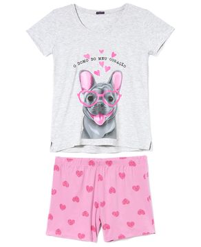 Pijama-Feminino-Curto-Any-Any-Viscolycra-Bulldog