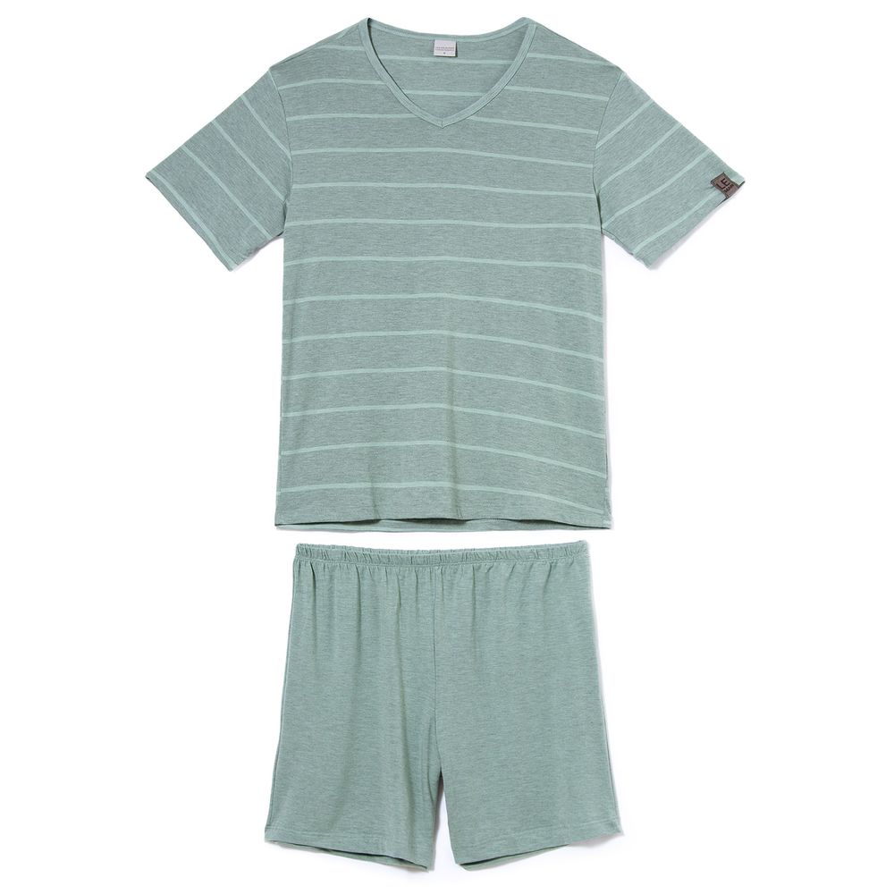 Pijama-Masculino-Curto-Lua-Encantada-Viscolycra-Listras