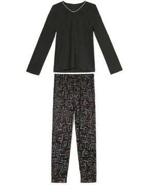 Pijama-Masculino-Recco-Visco-Calca-Flanelada-Ursos
