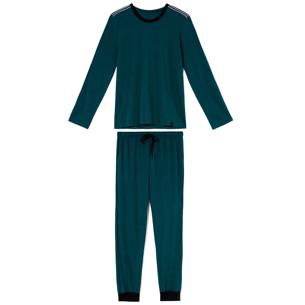 Pijama-Masculino-Recco-Malha-Comfy-Faixas