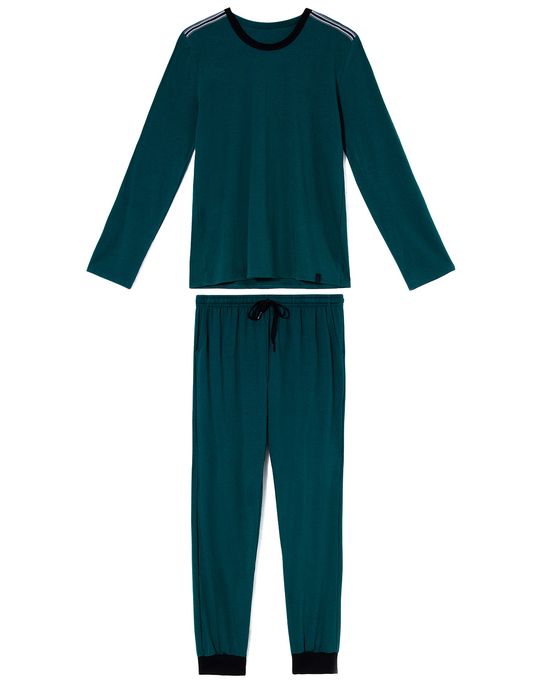Pijama-Masculino-Recco-Malha-Comfy-Faixas