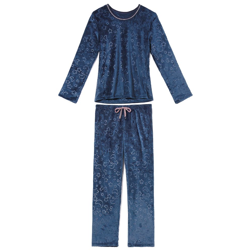 Pijama-Feminino-Recco-Soft-Fleece-Lua-e-Estrela