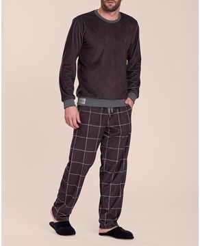 Pijama-Masculino-Lua-Lua-Soft-Fleece-Quadriculado