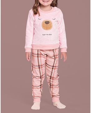 Pijama-Infantil-Feminino-Lua-Lua-Soft-Fleece-Urso